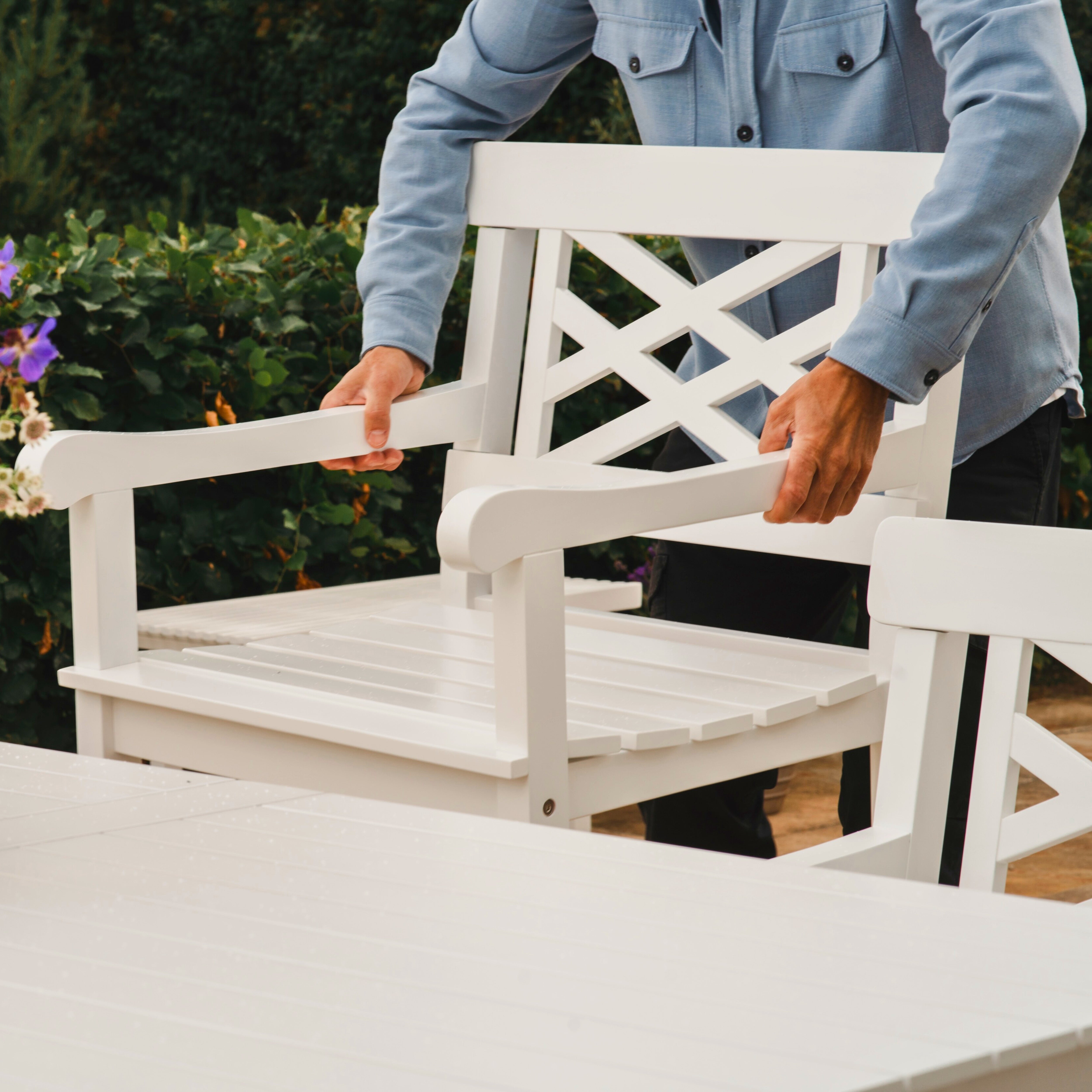 Tisvilde havesæt - Hvid