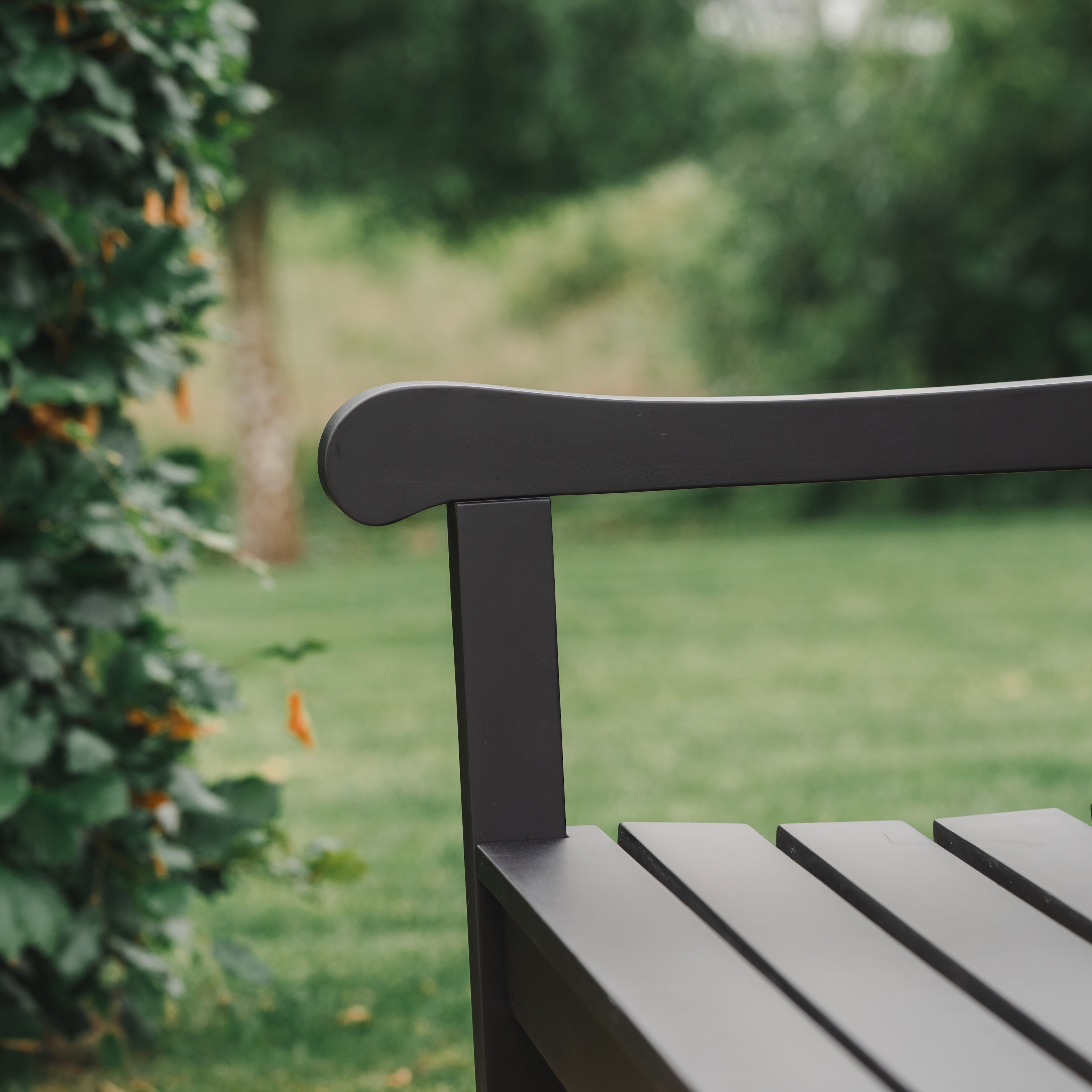 Tisvilde havebænk - Sort