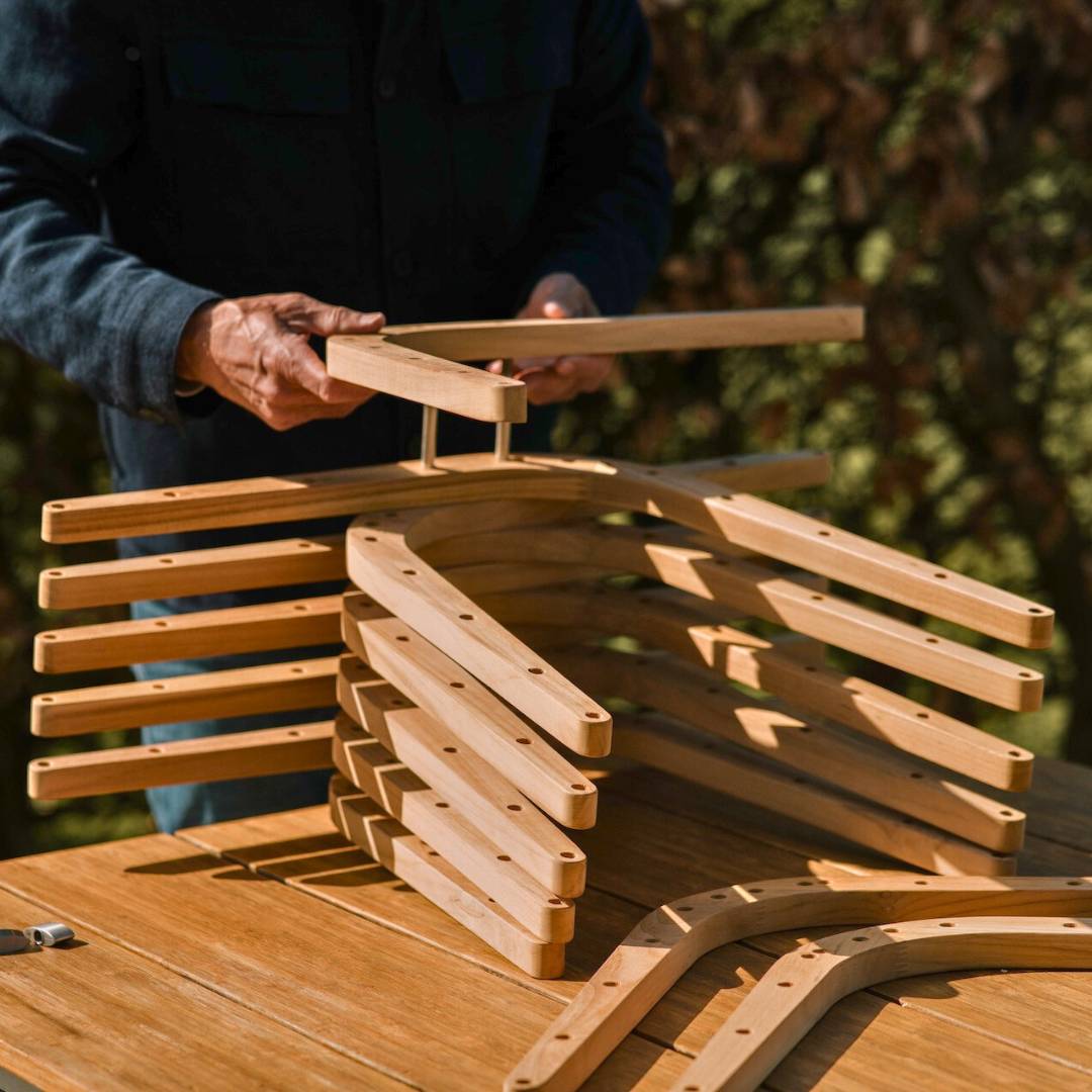 Boomerang skammel