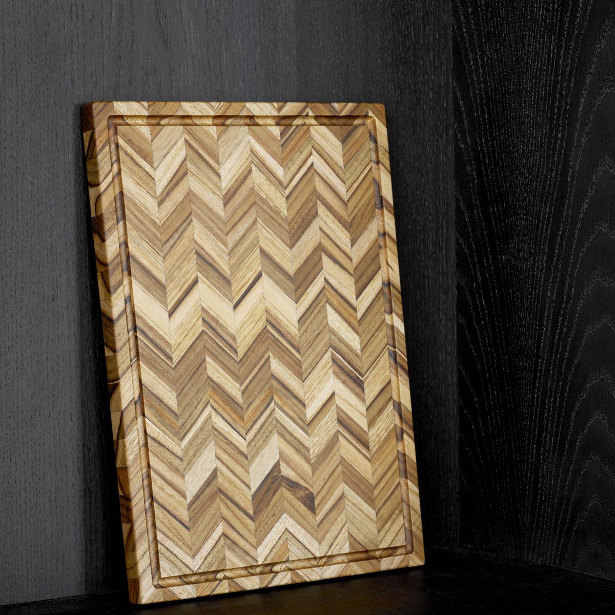 Herringbone Teak board, L